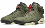 Кроссовки Travis Scott X Jordan Air Jordan 6 Medium Olive Ts