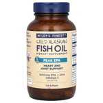 Wiley's Finest, жир дикой аляскинской рыбы, максимальное содержание ЭПК, 120 капсул