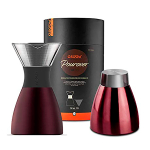 Кофеварка портативная Asobu Pour Over (1 литр), красная