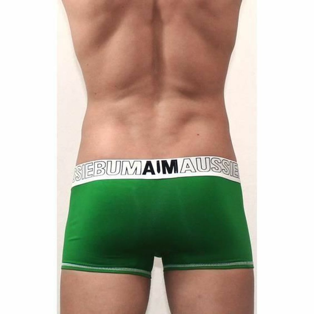 Мужские трусы боксеры Aussiebum зеленые AB00307