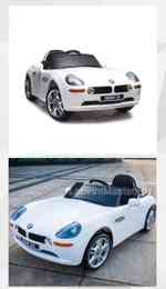 Детский электромобиль "BMW Z8" 6V, черный