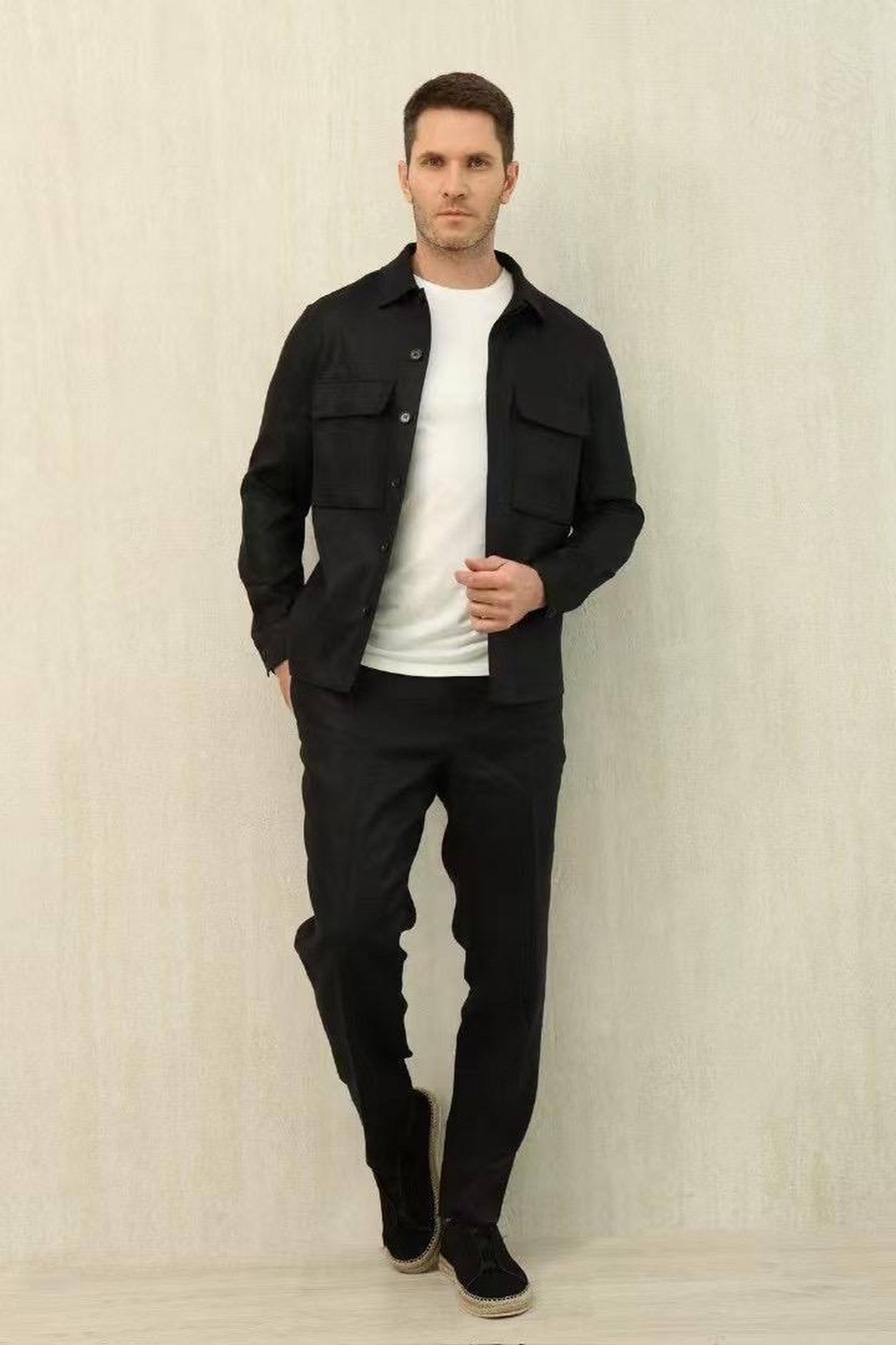 Льняной костюм Ermenegildo Zegna