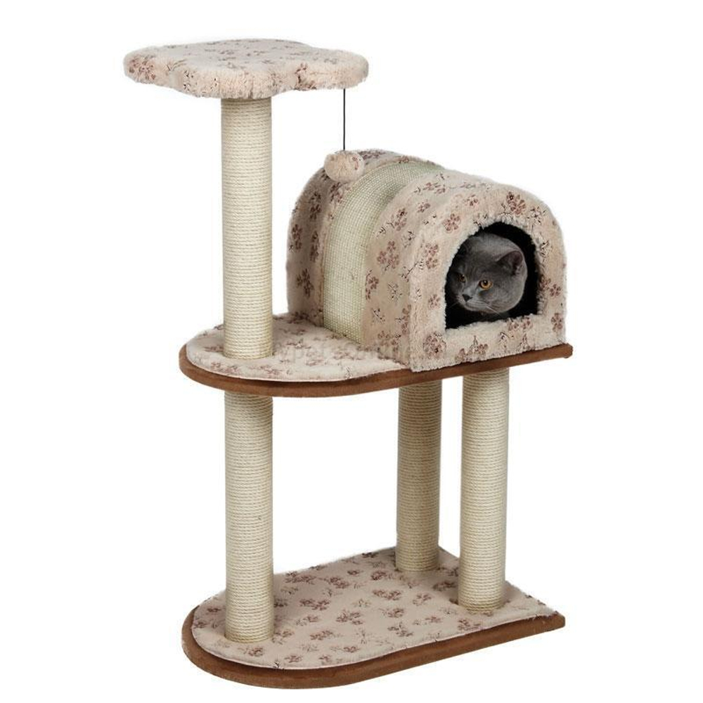 Игровой комплекс для кошек "Сакура" M, 600*400*960мм, Triol