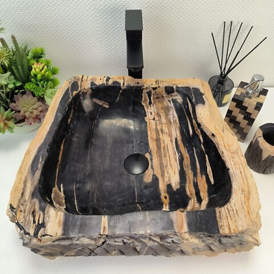 Раковина из окаменелого дерева Fossil Basin OD-02736 51*47*15 см
