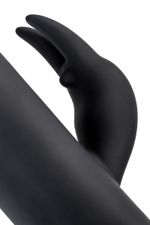 Черный вибратор-кролик Waname D-Splash Hail - 23,8 см. (Цвет: черный)
