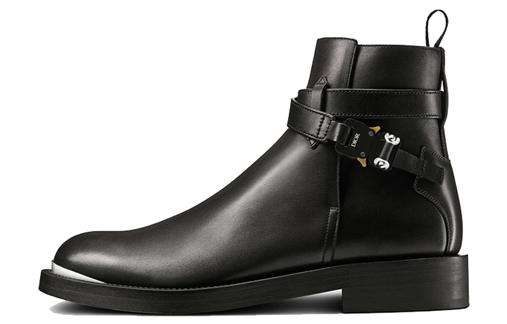 DIOR Evidence Ankle Boot Black Smooth Calfskin