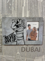 Фоторамка "NEVER GIVE UP"