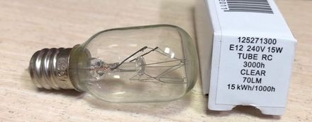 Лампочка для холодильника Sharp E12 15W/для шарп с цоколем е12