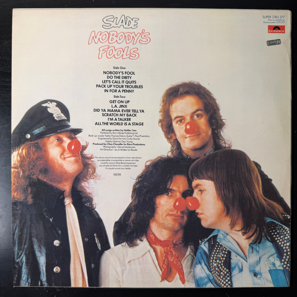 Slade - Nobody's Fools (Скандинавия 1976г.)