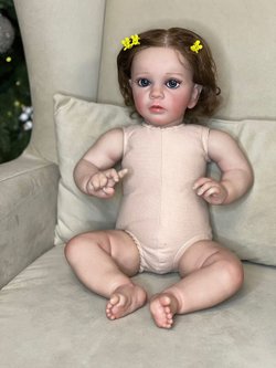 Кукла Реборн мягконабивная 60см в пакете (FA-507)