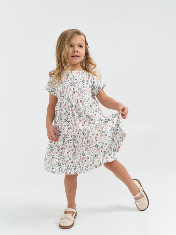 Платье с воланами 