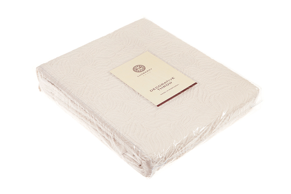 Покрывало 220x240 Luxberry Каменный цветок экрю Португалия фото