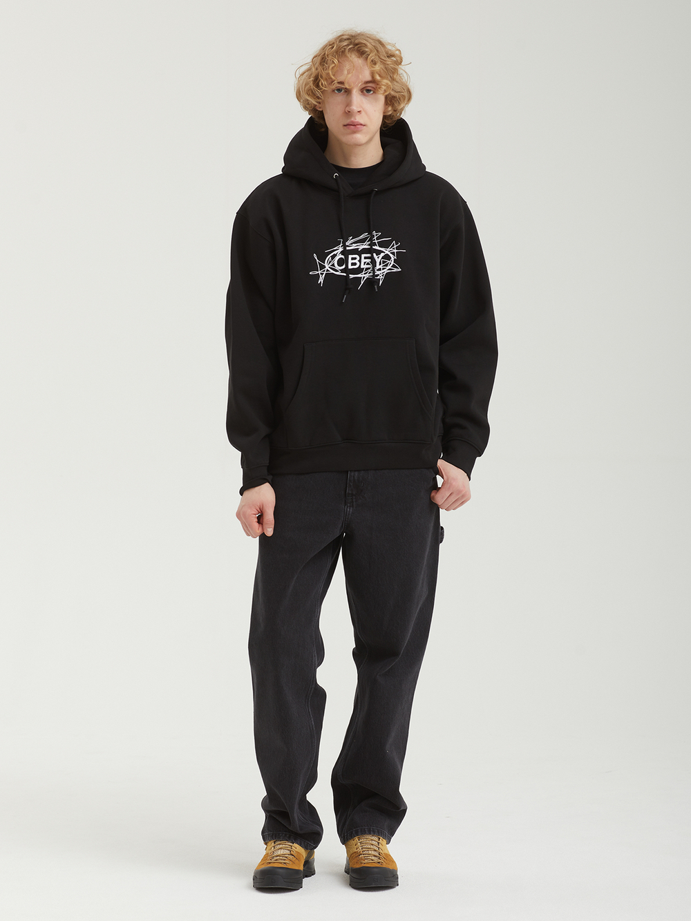 Мужская Толстовка Obey Stars