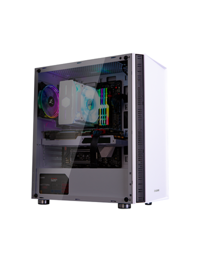 ZALMAN R2, ATX, WHITE, WINDOW, 2x3.5", 2x2.5", 2xUSB2.0, 1xUSB3.0, RGB FAN CONTROLLER, REAR 1x120mm RGB