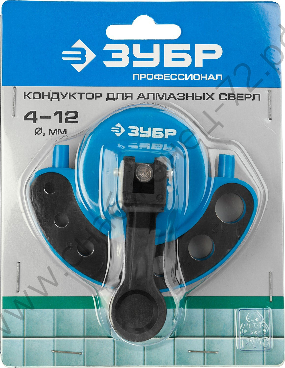 ЗУБР 4-12 мм, Кондуктор для сверл алмазных трубчатых, Профессионал (29853)