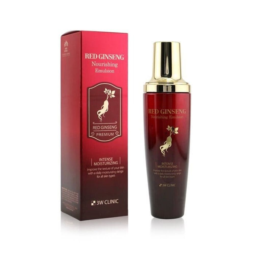 Эмульсия для лица 3W Clinic Red Ginseng Nourishing питательная Emulsion 130 мл