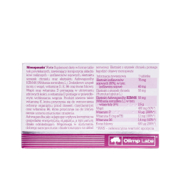 Диетическая добавка Olimp Menopauzin Forte, 30 таблеток в пленочной оболочке