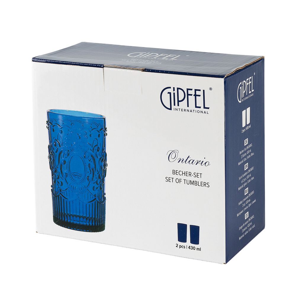 Набор стаканов Gipfel Ontario 51524 430 мл 2 предмета