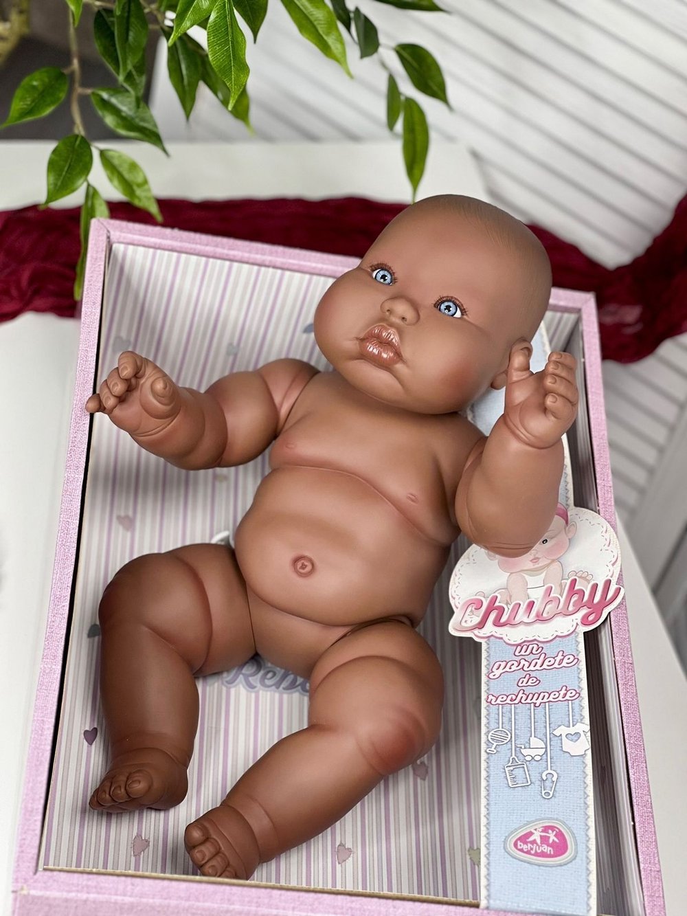 Кукла BERJUAN виниловая 50см Chubby Baby (20007)