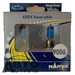 Автолампа HВ4(9006) 12V 60W Narva RANGE POWER WHITE 4500K (к-т2 шт) 48626