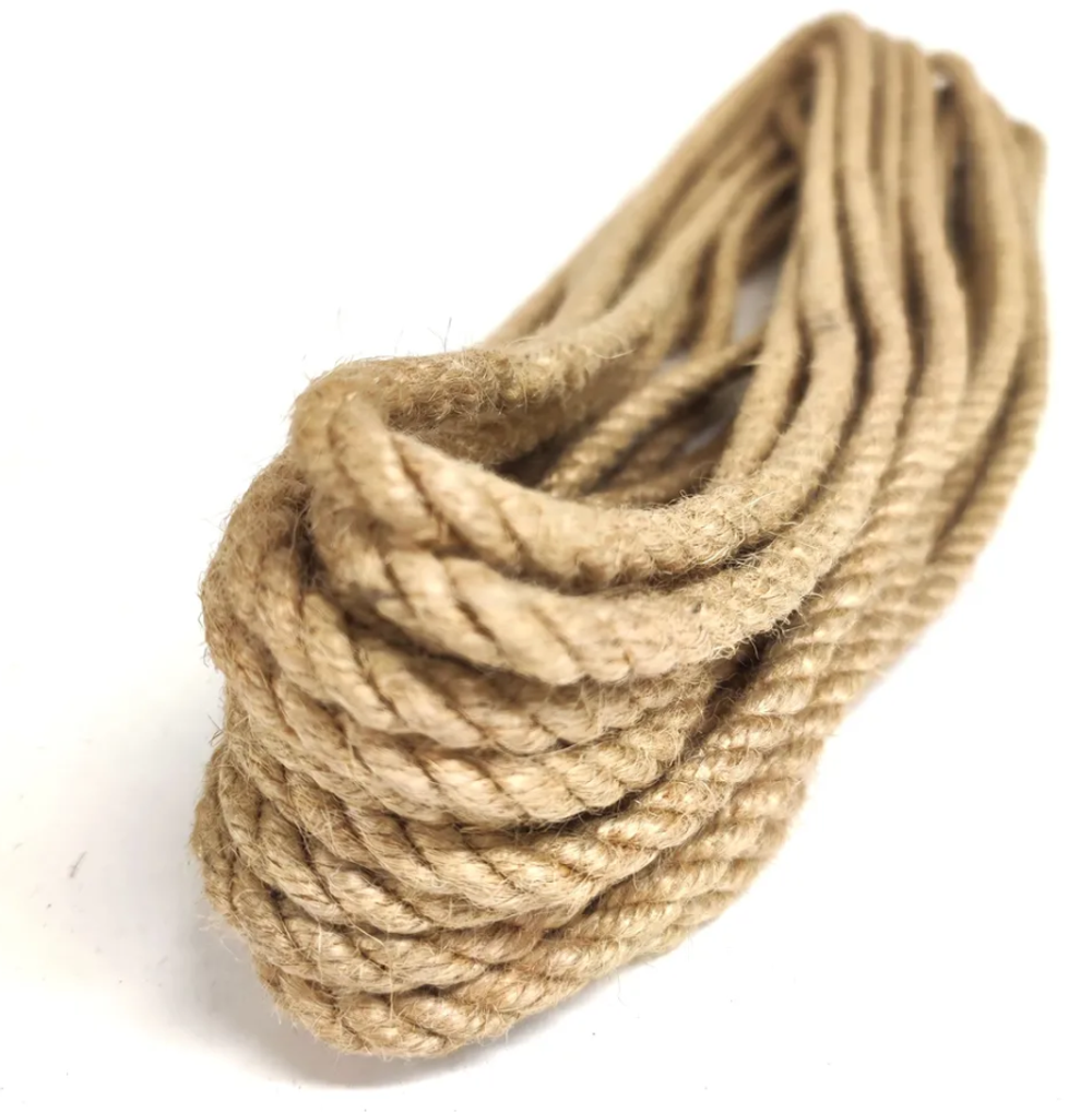 КАНАТ ДЖУТОВЫЙ КРУЧЕНЫЙ 12,0 ММ