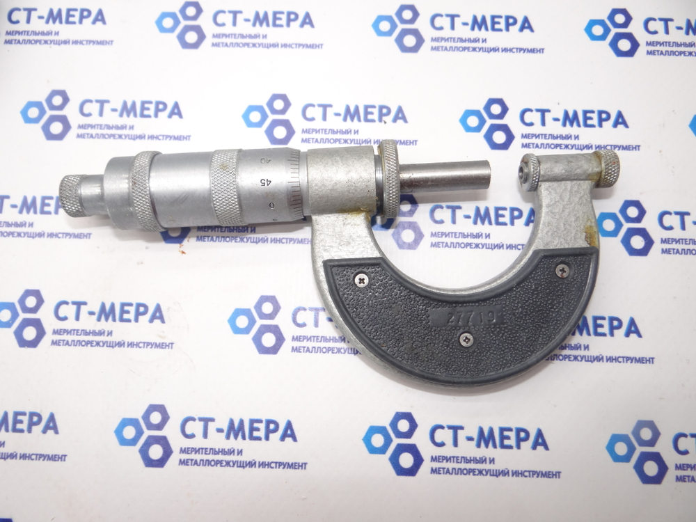 Микрометр резьбовой МВМ- 25 (0-25мм.) Ц/д 0.01мм. ГОСТ 4380-86 (9 пар вставок)
