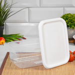 Емкость для СВЧ 1,2л "Матрешка" (белый)