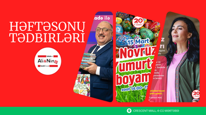 Həftəsonu tədbirləri 15-16 Mart