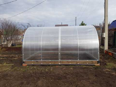 Каркас теплицы "Удачная" Оцинкованная Классик (на ребро) 20*20мм шаг дуг 0.67м, Ширина 3м, высота 2,1м, длина 6м.