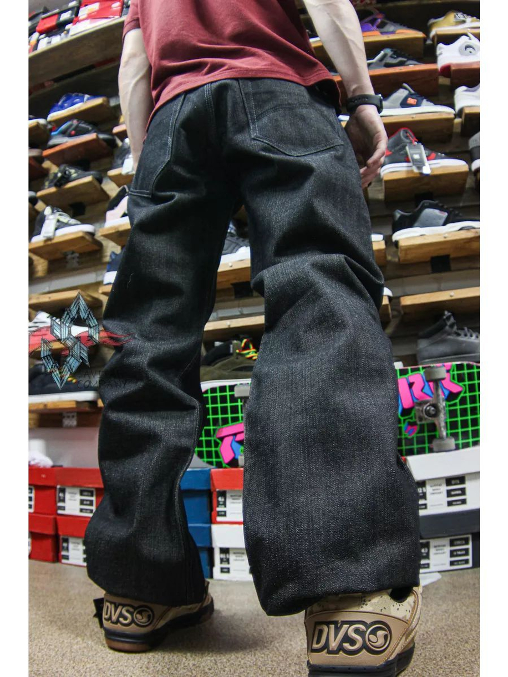 Джинсы прямые широкие трубы от Savitar Shoes Company