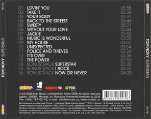 Tom Novy / Superstar (RU)(CD)