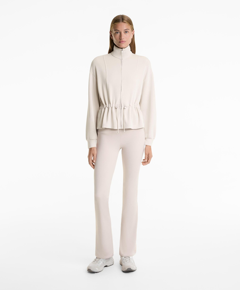 Oysho Мягкая куртка из модала, светлый экрю