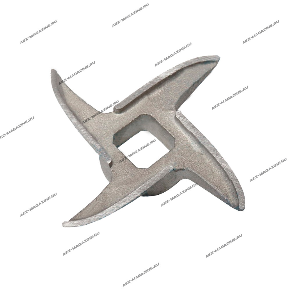 Нож для мясорубок универсальный. 4х лопастной посадочное-квадрат 9мм, размах 46мм, подх, для Dexp