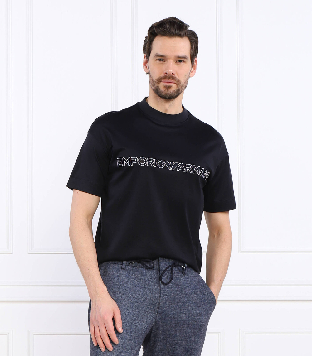 Футболка Emporio Armani - темно-синий(3R1TBD 1JUVZ)