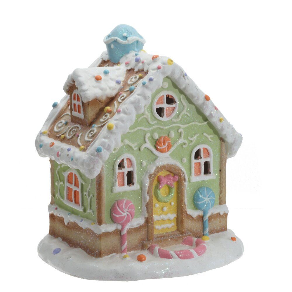 GAEM Фигрка декоративная "Домик" с подсветкой (АААх3, н/п), L28 W18 H30 см, 2в.