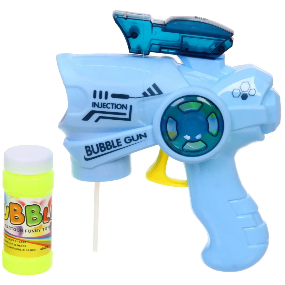 Мыльные пузыри «Космобластер» 17*15 см, 50 мл, механический генератор, с подсветкой, цвет микс