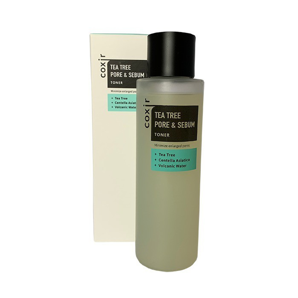 Coxir Tea Tree Pore And Sebum Toner Тонер с чайным деревом для сужения пор