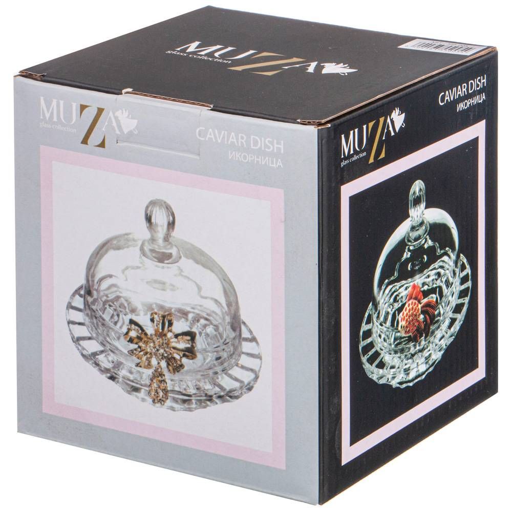 ИКОРНИЦА "VENEZIA" 130 МЛ. ДИАМЕТР=13 СМ. ВЫСОТА=12 СМ. КОЛЛЕКЦИЯ "MUZA" (КОР=12ШТ.)