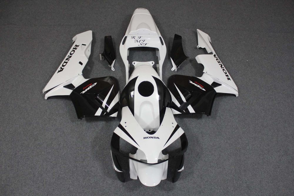 Комплект пластика для мотоцикла Honda CBR 600 RR 03-04 Бело-Черный