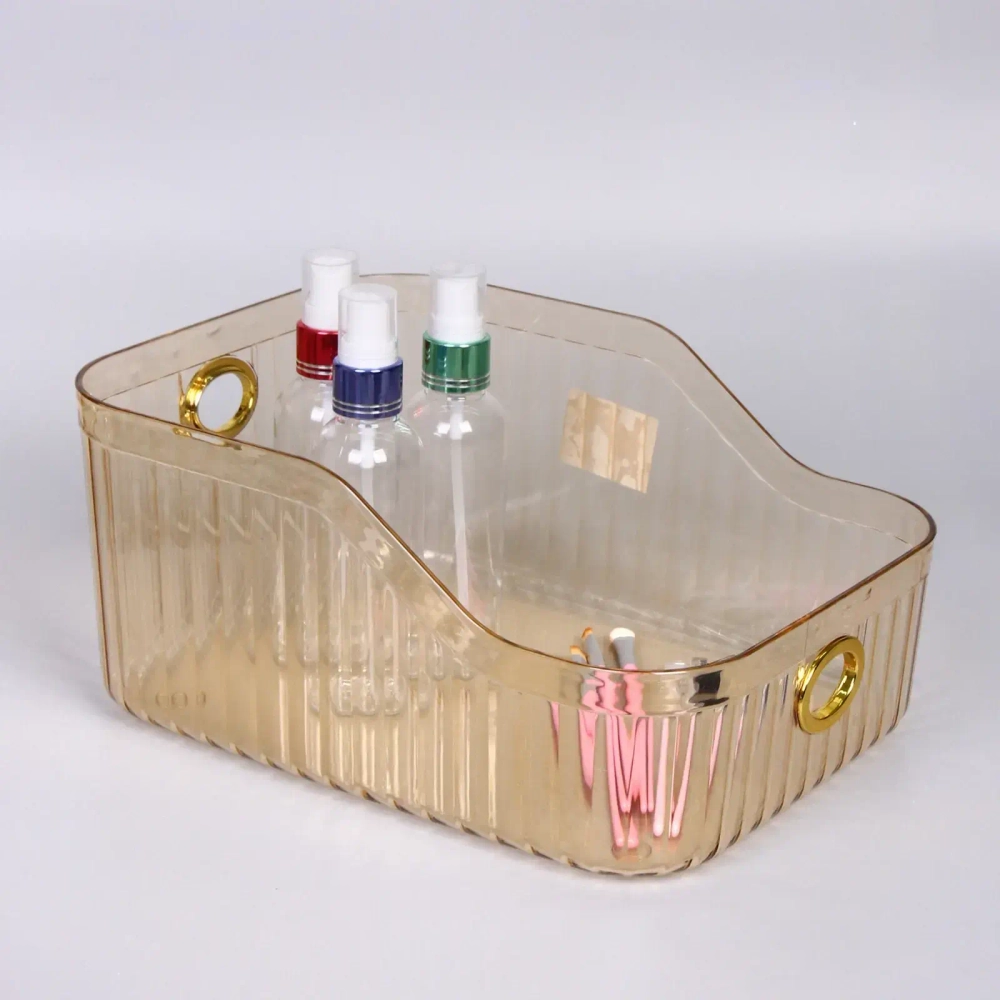 Контейнер для хранения «ЛАМИНГТОН», цвет бежево-персиковый, 26,5*20,2*12см