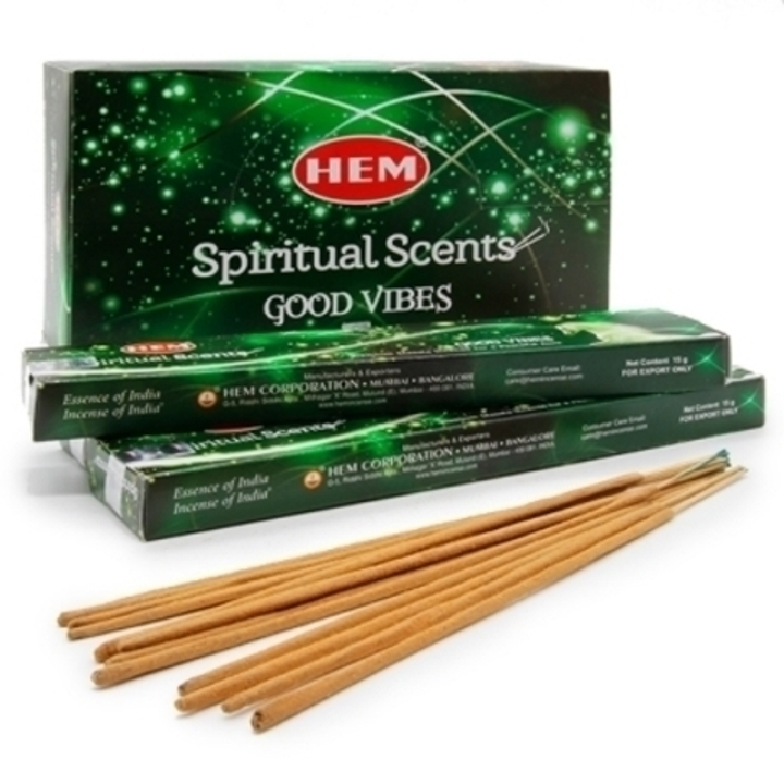 HEM Spiritual Scents Good Vibes Благовоние-масала Хорошие Вибрации (кедр, можжевельник, сосна), 15 г