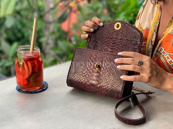 Сумка из кожи питона BG-462