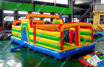 Надувной батут "Увлекательная полоса" с модификацией