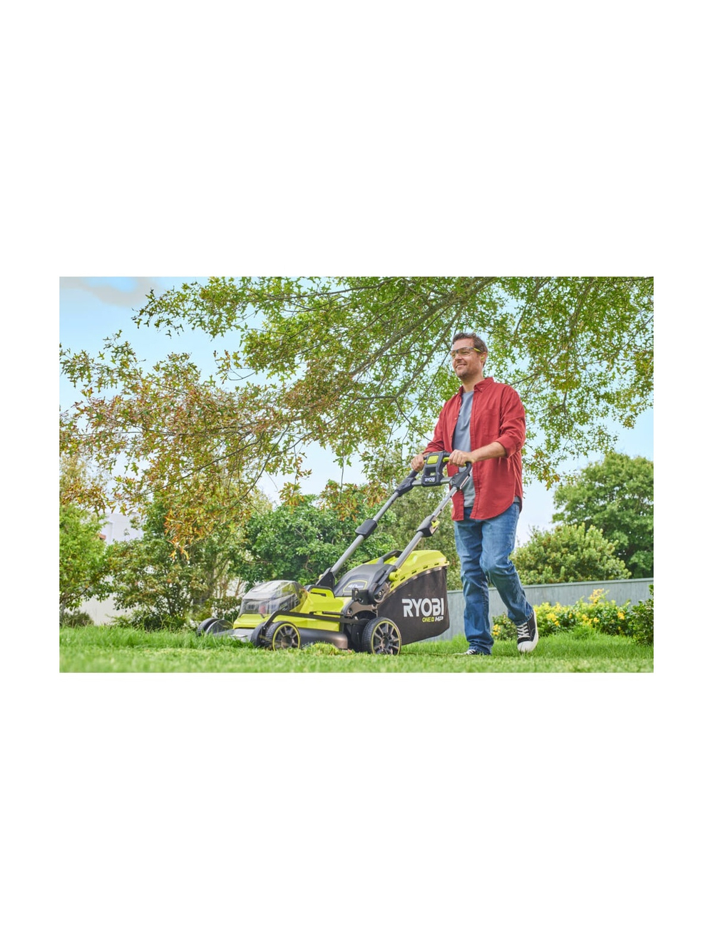 Бесщеточная газонокосилка Ryobi ONE+ RY18LMX40B-0 5133005479