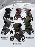 Детская коляска 2 в 1 Sweet Baby SBL Orso New 427634 New Dark Grey