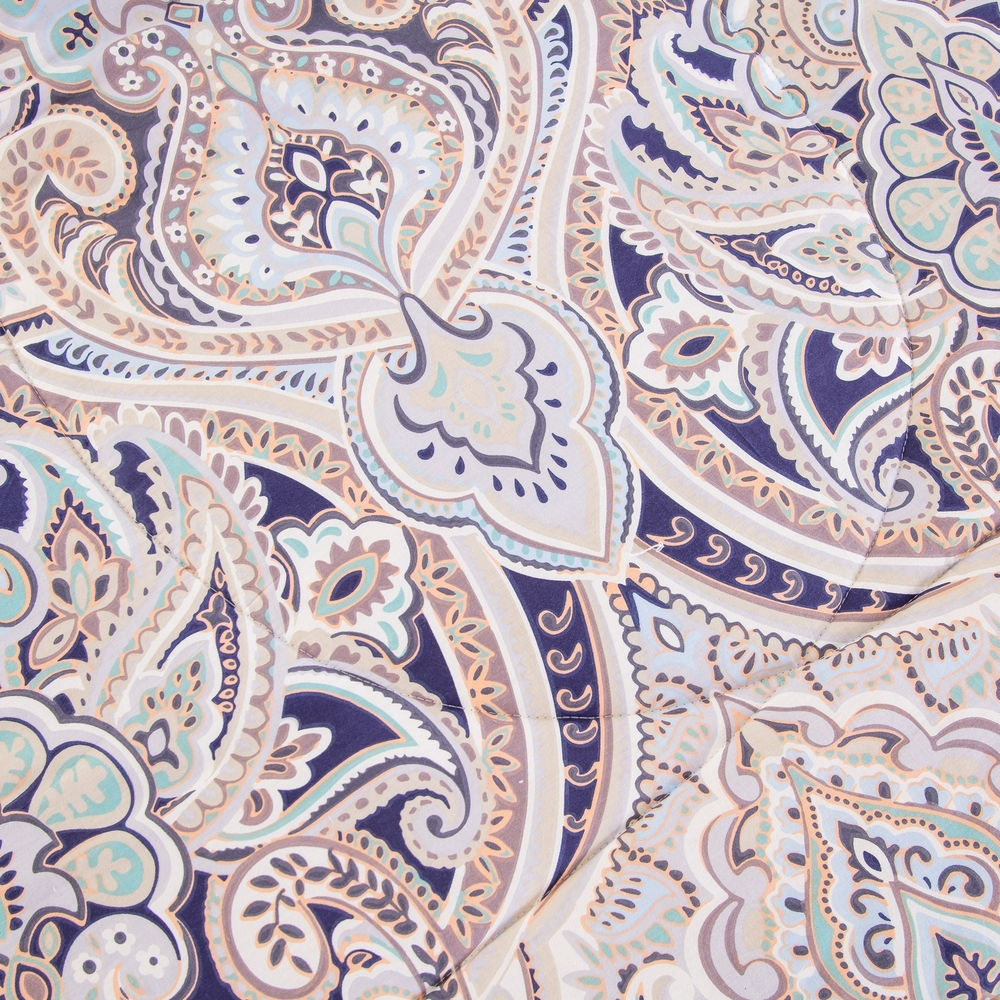 Комплект постельного белья Сатин с Одеялом 100% хлопок на резинке OBR161