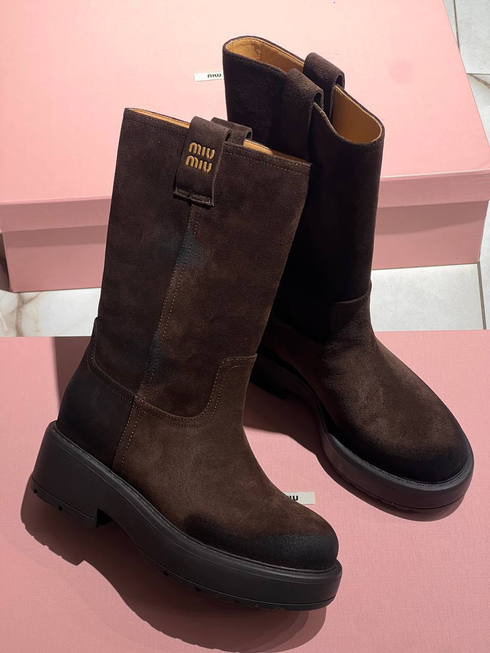 Сапоги MIU MIU