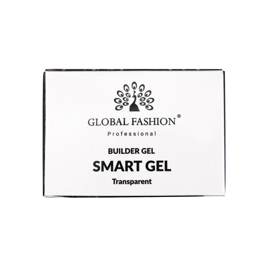 Гель для моделирования ногтей, двухфазный, Smart Gel 15 гр, прозрачный