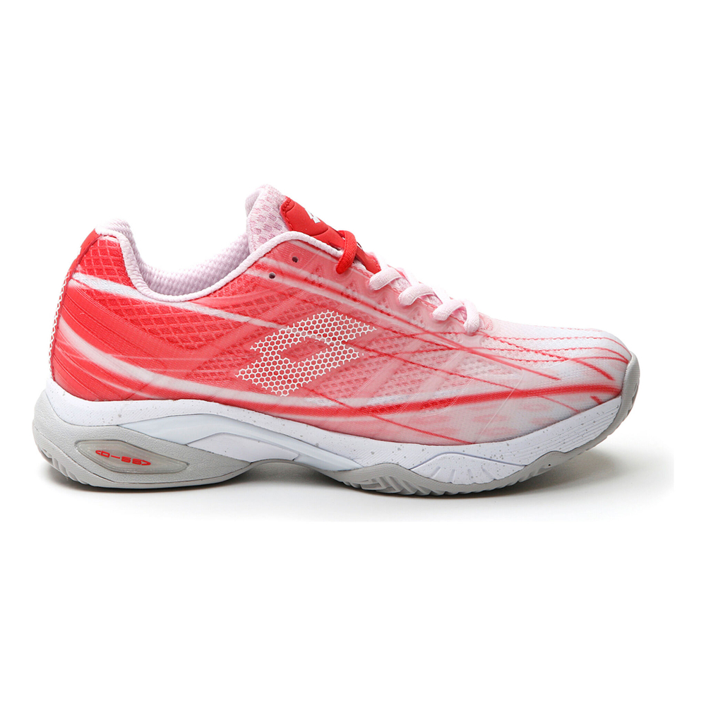 Женские теннисные кроссовки Lotto Mirage 300 Clay Court Shoe Women - Coral, White