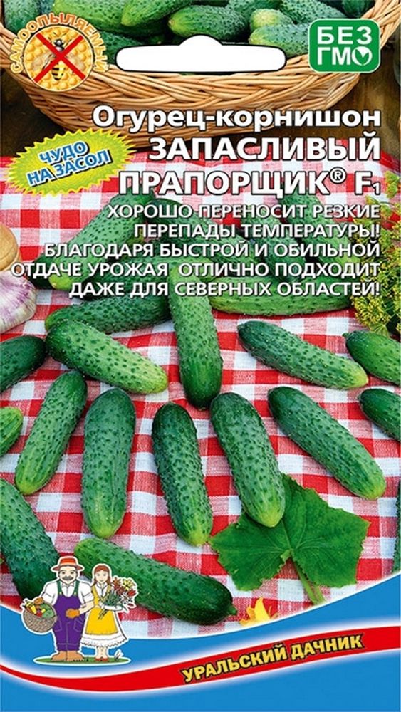 Огурец &quot;G. Запасливый прапорщик F1&quot; 10шт., Россия.